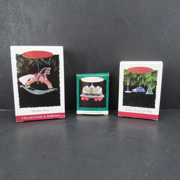 Hallmark Keepsake Ornament Lot of 3 Collector's Series Read Description Preowned - Picture 1 of 7